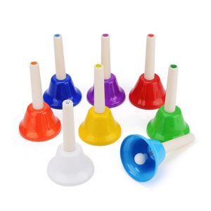 Lots de 8 cloches de musique Montessori