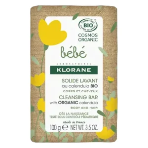 Klorane Bébé Savon Solide Lavant au calendula Bio 100g