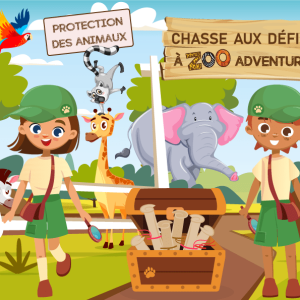 Chasse aux défis à Zoo Adventure (4/6 ans)
