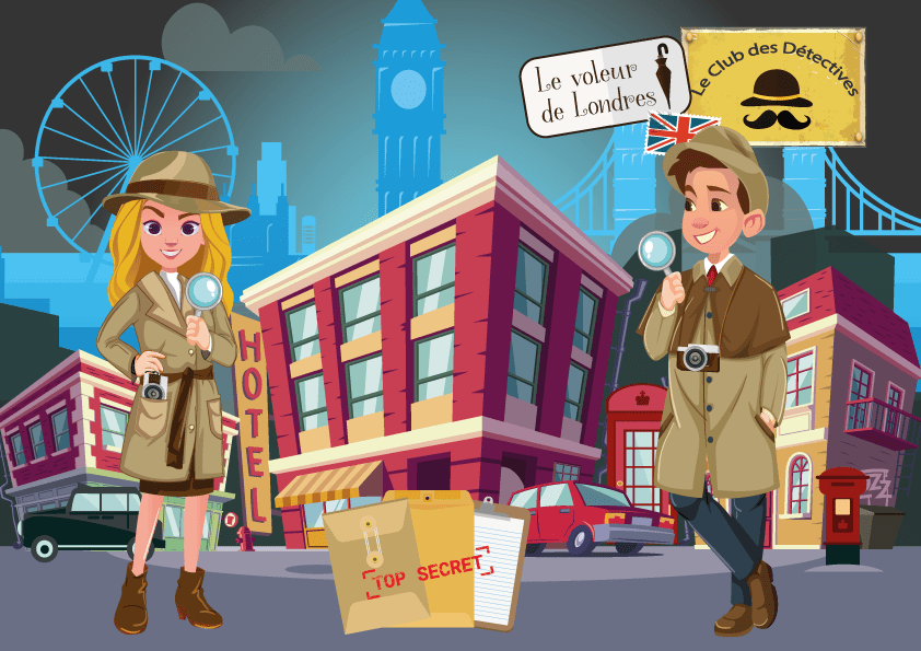 Enquête policière- Le club des détectives (7/9 ans)