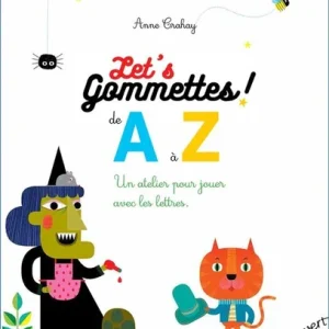 Cahier de jeux : Let's Gommettes de A à Z - 1ère, 2ème harmos