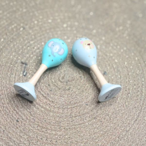 Lot de 2 hochets maracas