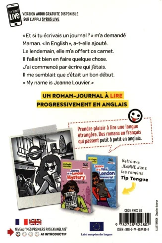 A1 - 7P - Moi, détective in London - Le journal de Jeanne - Texte en français et anglais – Image 2