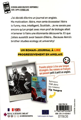 A1 - 7-8P - Mon aventure in green - Le journal de Tom. Texte en français, partiellement en anglais – Image 2