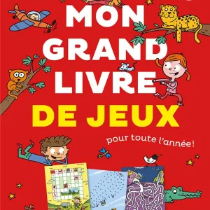 Cahier de jeux : Mon grand livre de jeux - 6-8 ans.