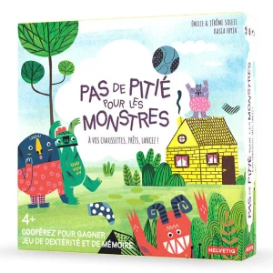 Pas de pitié pour les monstres ! Jeu coopératif - Dès 4 ans