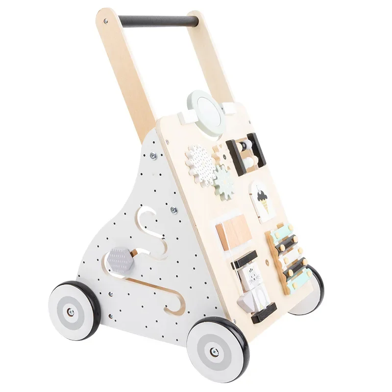 Trotteur pousseur bébé Montessori – Multi-activités en Bois – Image 5