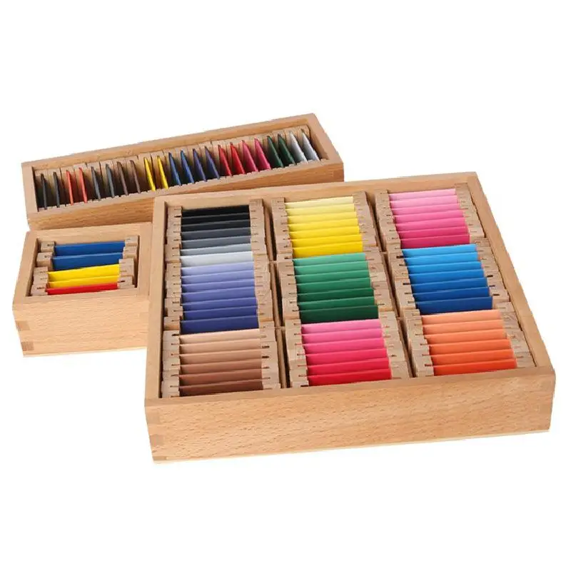 Boîte de tablettes de couleurs Montessori – 1/2/3 Niveaux – Image 4