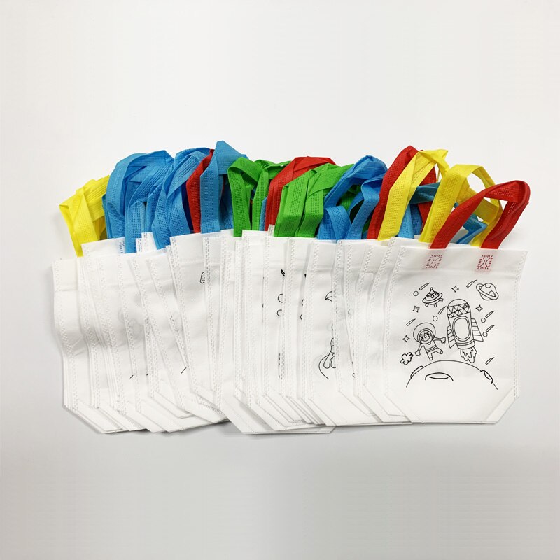 5 sacs à colorier pour enfants avec feutres pour tissu – Image 5