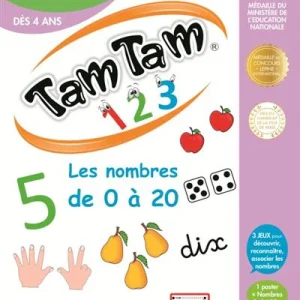 Tam Tam nombres - Je découvre les nombres - Dès 4 ans
