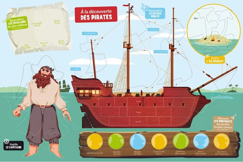 Coffret: À la découverte des pirates - Enfant dès 5 ans – Image 3