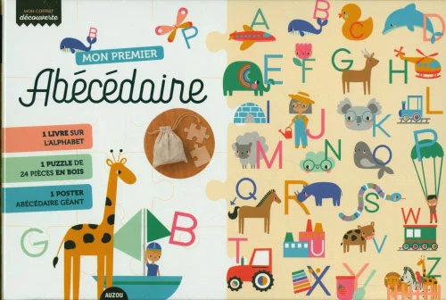 ABECEDAIRE a, b, c... Mon premier Abécédaire en bois