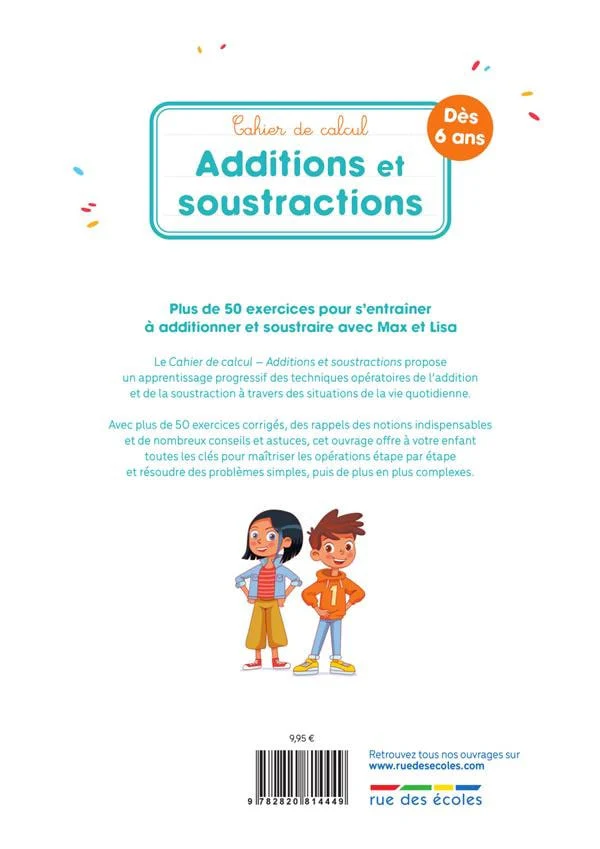 Cahier de calcul mental - Additions et soustractions - Dès 6 ans - (3-4ème harmos) – Image 3