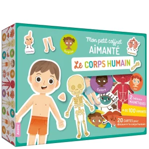 Mon petit coffret aimanté : Le corps humain