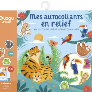 Mes autocollants en relief - animaux