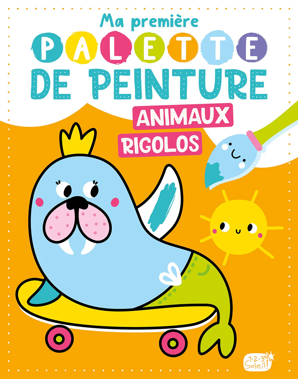 Animaux rigolos - ma première palette de peinture
