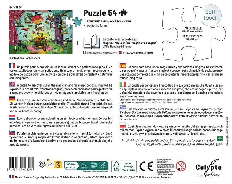 Puzzle L'Apprenti Magicien - Enfant dès 5 ans - 54 pièces – Image 2