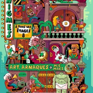 Livre jeux : Enigmes à tous les étages - T8, arnaques et micmacs - Dès 8 ans