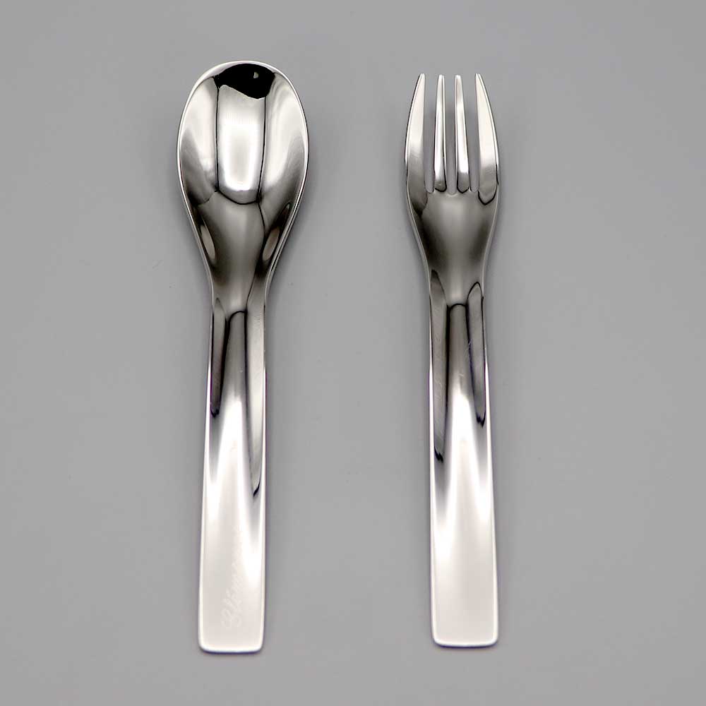 Couvert enfant inox BERGEN 2 pièces – Image 2