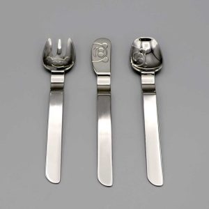 Couverts enfant inox empilable OURSON 3 pièces