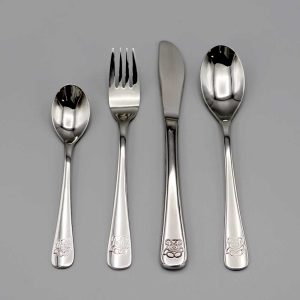 Couverts enfant inox OURSON 4 pièces