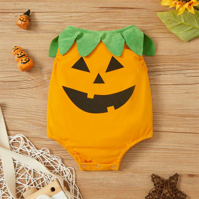 Barboteuse Bébé | Citrouille | Coton Bio™ – Image 5