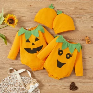 Barboteuse Bébé | Citrouille | Coton Bio™