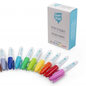 Boite de 10 feutres effacables