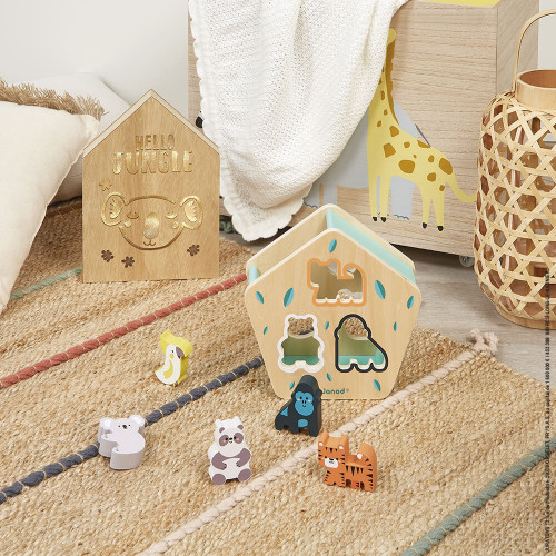 BOÎTE À FORMES DES ANIMAUX EN BOIS – PARTENARIAT WWF – Image 2