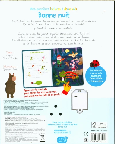 Bonne Nuit - Mes premières histoires du soir à deux voix - livre sonore – Image 2