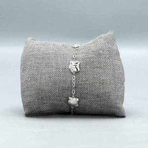 Bracelet enfant en Argent massif avec Eléphants