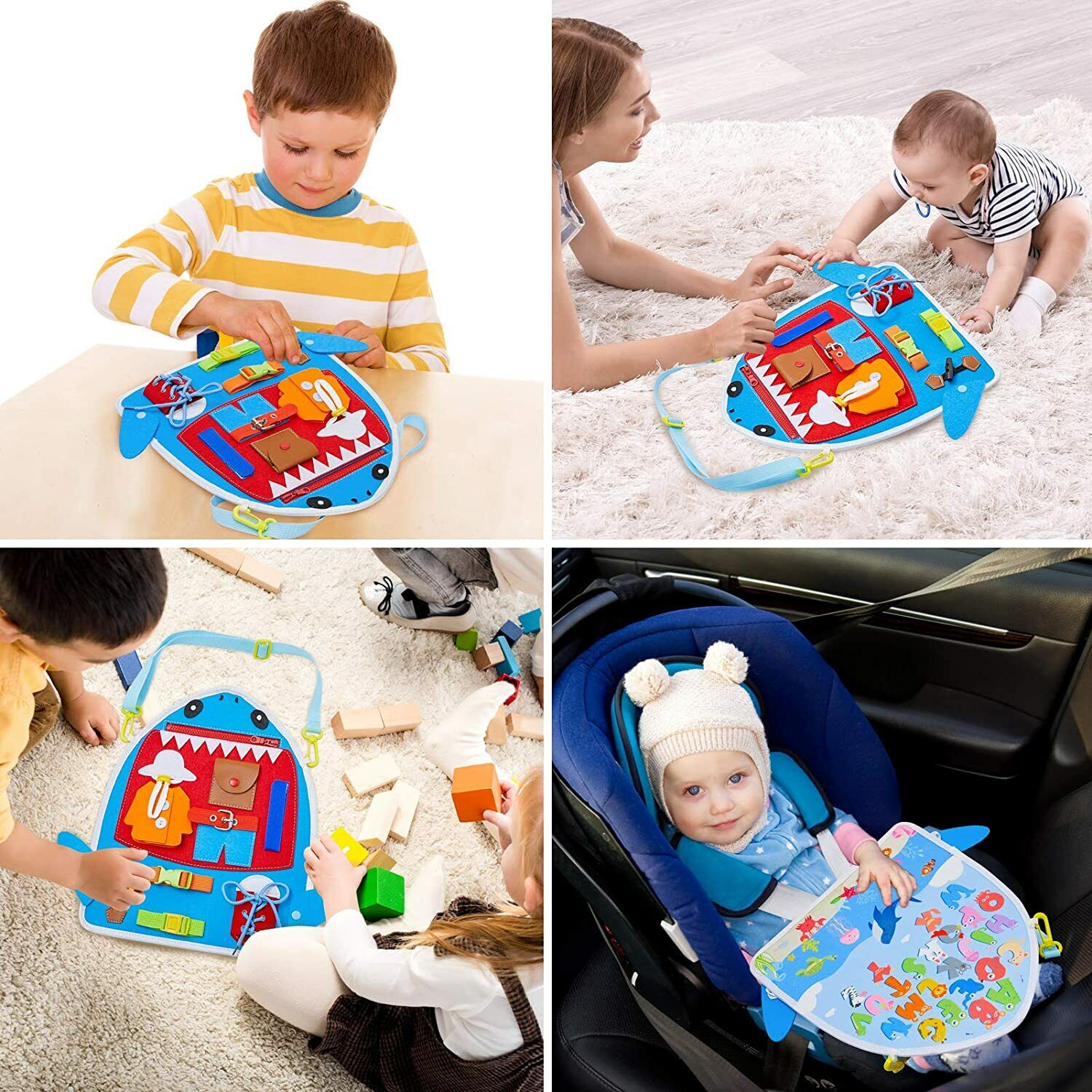 Busy Board Requin Montessori – Image 2