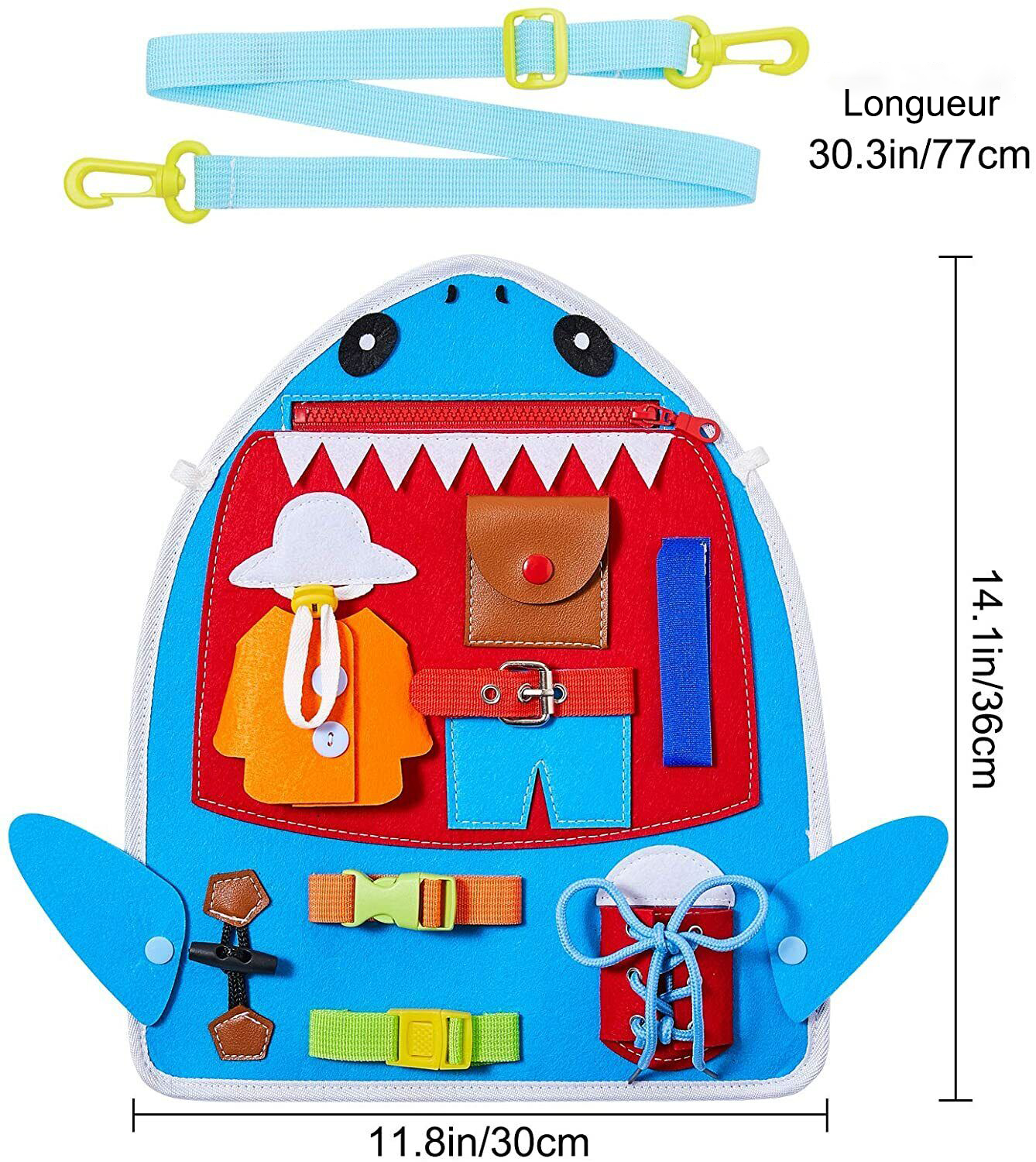 Busy Board Requin Montessori – Image 5