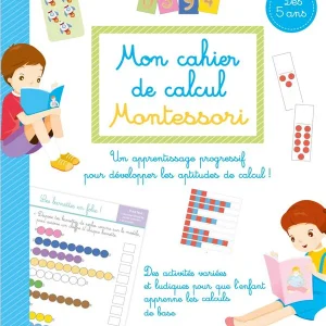 Mon cahier de calcul Montessori : 1P et 2P. Dès 5 ans