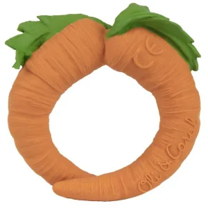 Jeu dentition pour bébé en forme de carotte: faire ses dents, mâchouiller