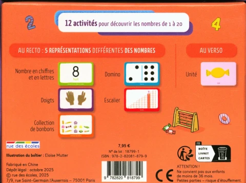 Nombres - Mes cartes à jouer - Jeu éducatif – Image 2