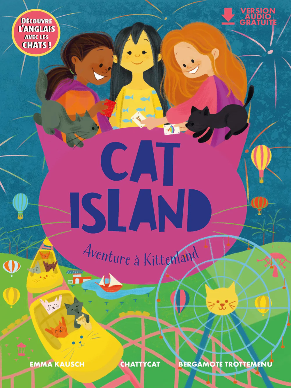 Cat Island - Aventure à Kittenland - textes en français et anglais