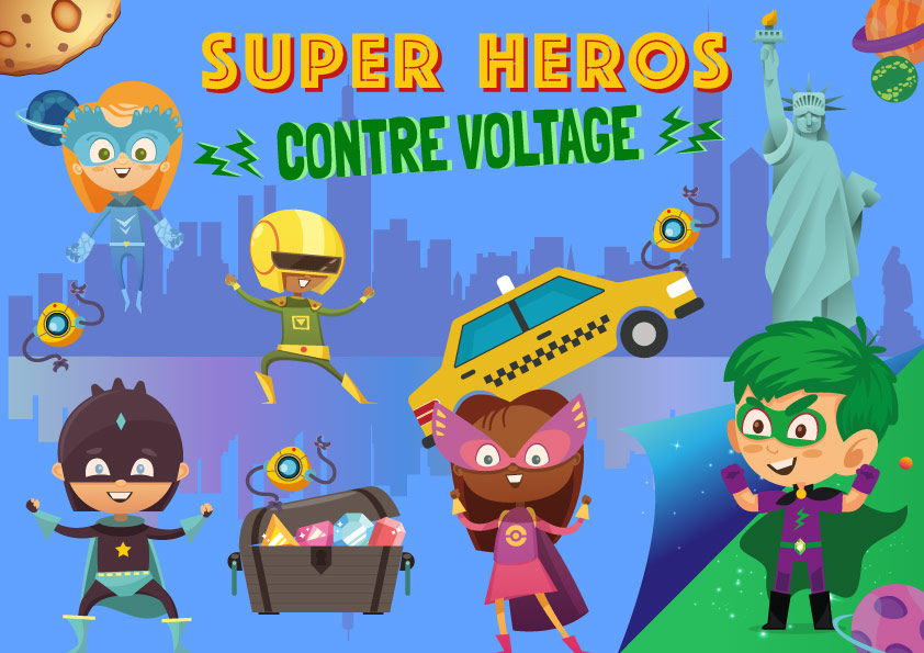 Le clan des Super-héros contre Voltage (4/6 ans)