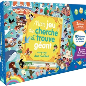 Mon jeu de Cherche et Trouve géant : au pays des contes