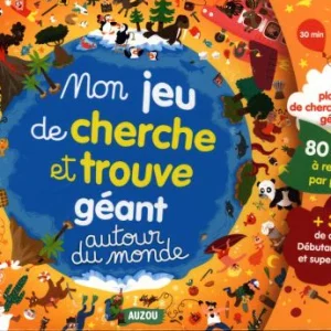 Mon jeu de Cherche et Trouve géant autour du monde - Nouvelle Edition