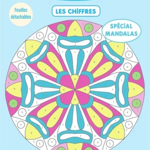 Mon bloc de coloriages magiques - Les chiffres - Spécial mandalas