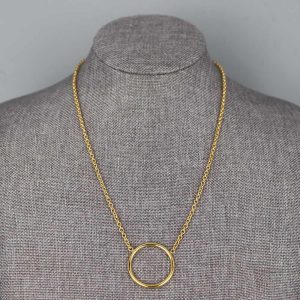 Collier argent massif Vermeil
