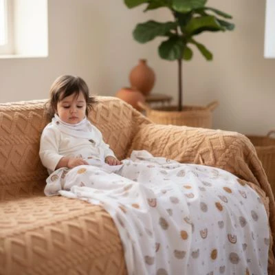 COUVERTURE BÉBÉ | EMMAILLOTAGE – Image 4