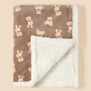 Couverture Bébé - BonSommeil™ - Ourson Marron