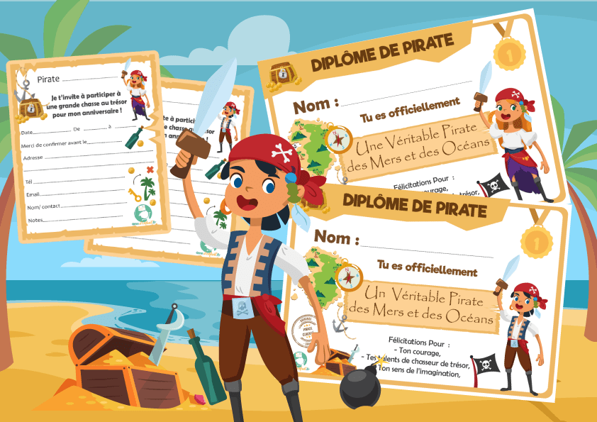 Chasse au Trésor Pirate – L’or volé des pirates (7/10 ans) – Image 3