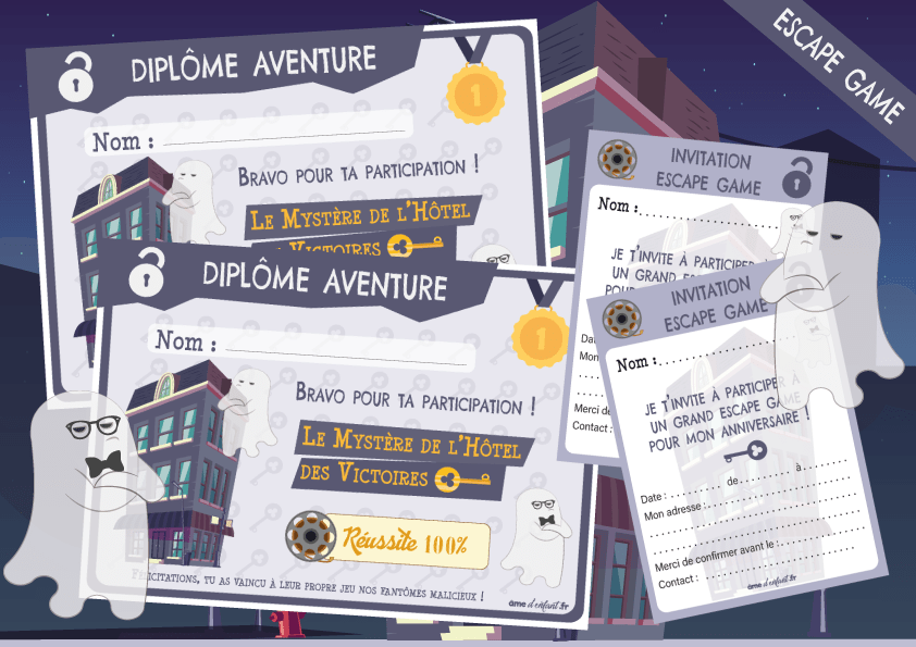 Escape game enfant – Le mystère de l’hôtel des Victoires (10/12 ans) – Image 4