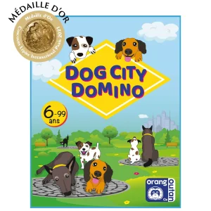 Cartes et stratégie: dog city domino - 6 ans