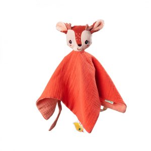 Doudou plat eco-friendly Stella le faon