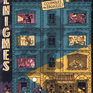 Livre jeux : Enigmes à tous les étages - T1, Coupables en pagaille - Dès 7 ans