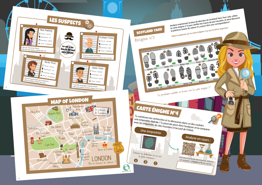 Enquête policière- Le club des détectives (7/9 ans) – Image 2